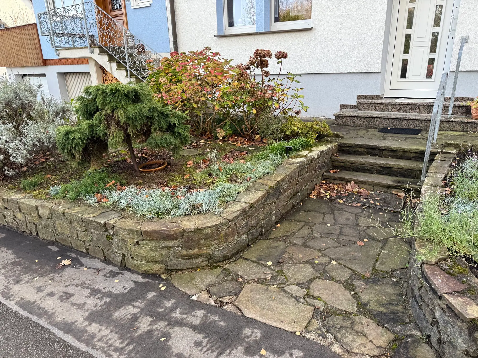 Wärmepumpenfundament – Vorher